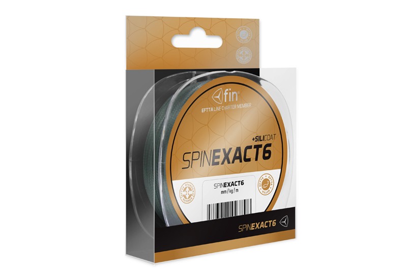FIN SPIN EXACT6 125m/zelená