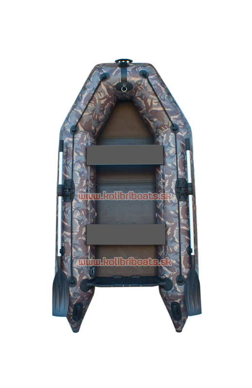 Čln Kolibri KM-260 P kamufláž, pevná podlaha