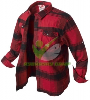 Flanelová košeľa Banga (red/black)