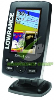 Lowrance ELITE 4HDI 4lúč GPS snímanie 120°/60°/55°/30°