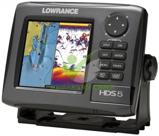 Lowrance HDS5 Gen2 - plnofarebný sonar 60° a 120°