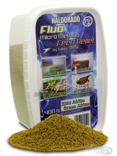 Fluo Micro Method Feed Pellet - Zelená Afrika 400g