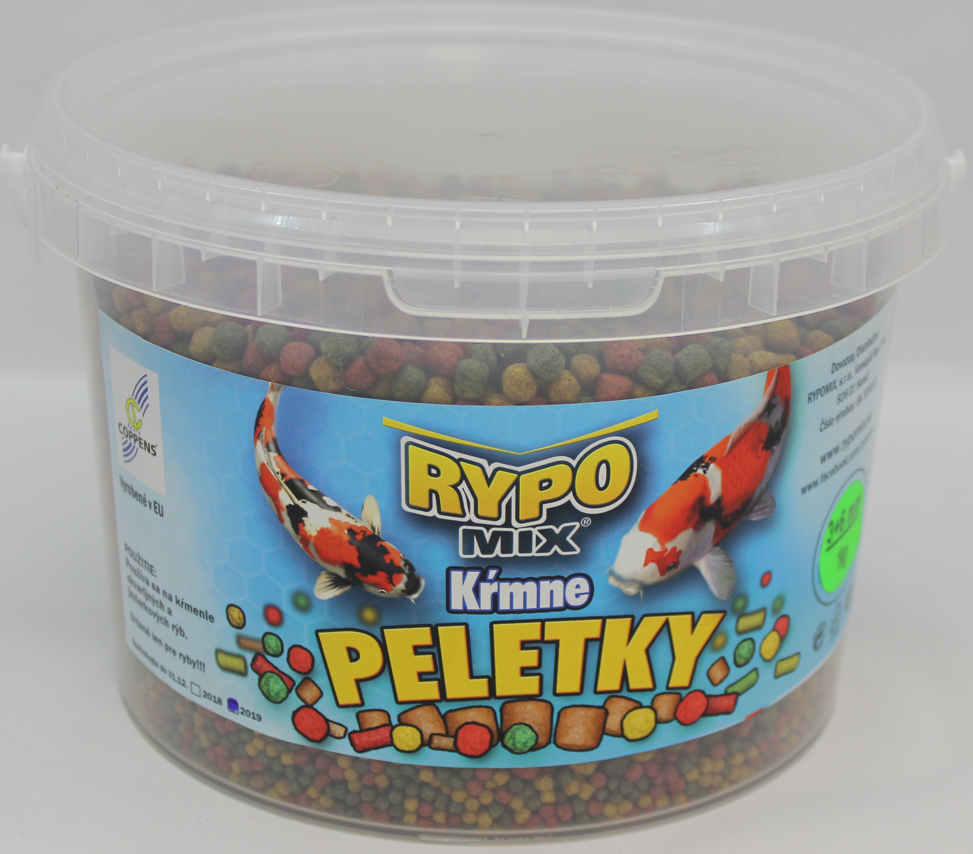 Koi pelety 1kg 6mm
