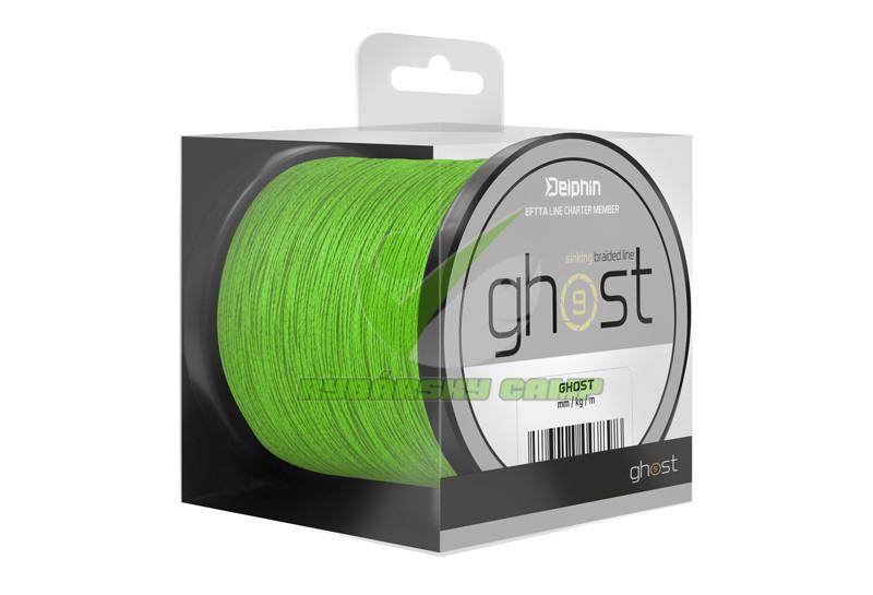  	Delphin GHOST 8+1 zelená | 0,33mm 40lbs 600m