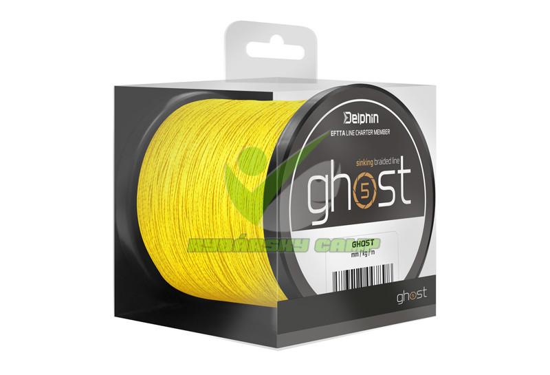 Delphin GHOST 4+1 žltá | 0,33mm 40lbs 200m