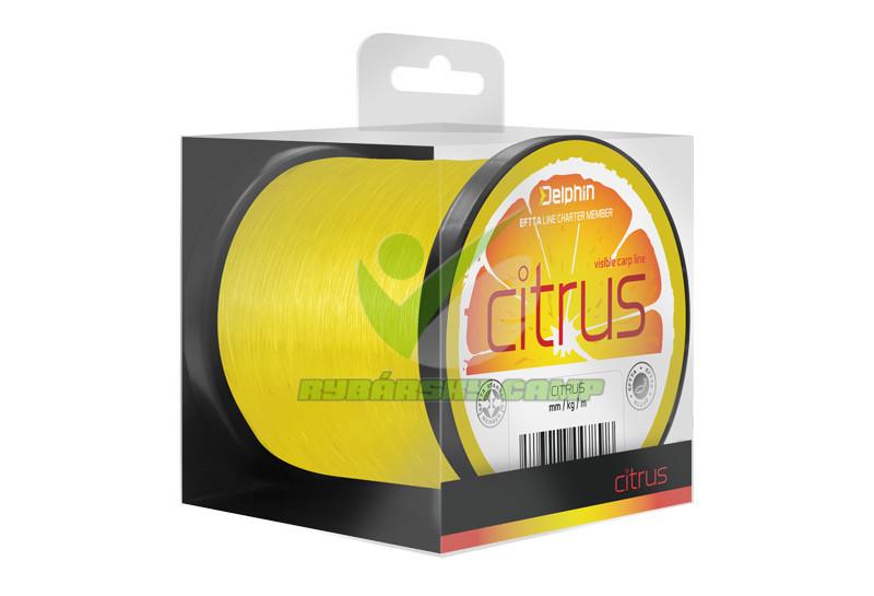 	Delphin CITRUS / žltý 0,30mm 15lbs 1200m