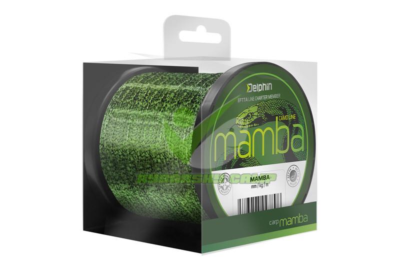 	Delphin MAMBA Carp / kamufláž | 0,30mm 15,5lbs 1200m