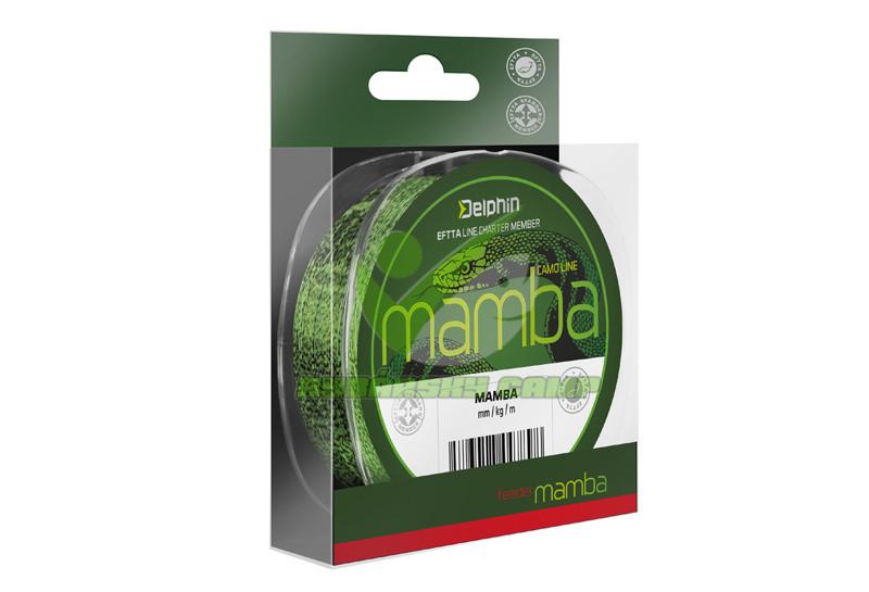 	Delphin MAMBA Feeder / kamufláž | 0,20mm 7,7lbs 300m