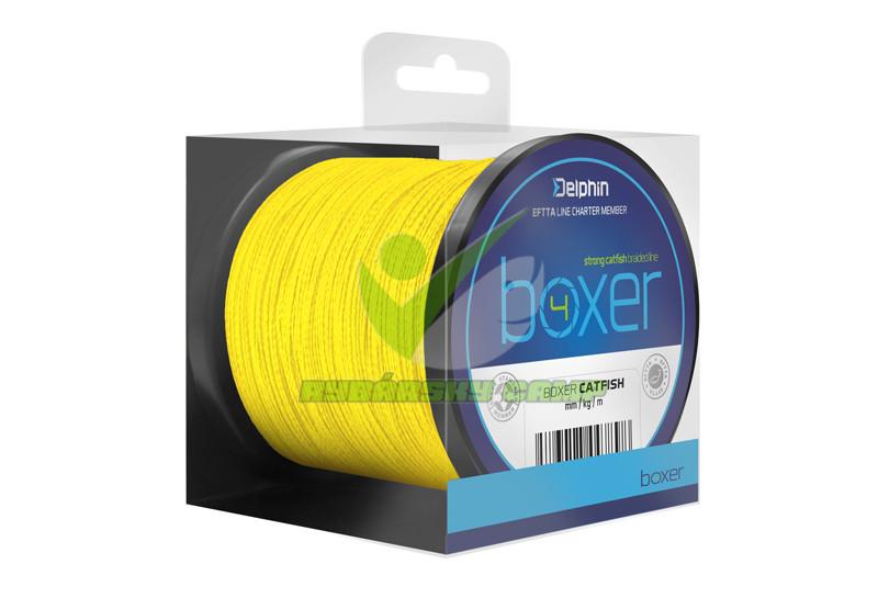 	Delphin BOXER 4 / fluo žltá 0,50mm 41,70kg 150m