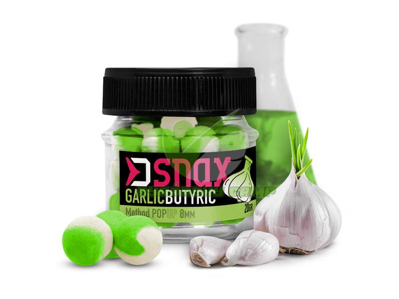	Nástraha D SNAX POP 10mm/20g | Cesnak-Butyric
