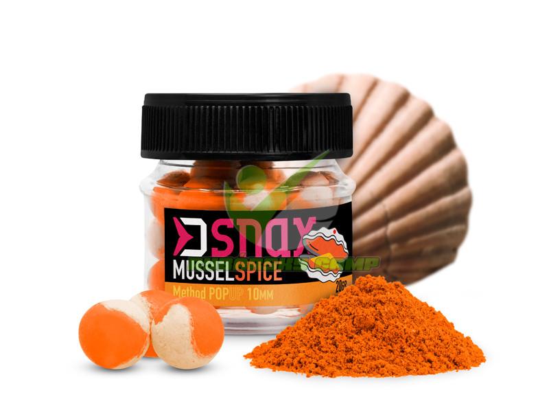 Nástraha D SNAX POP 10mm/20g | Mušľa-Korenie