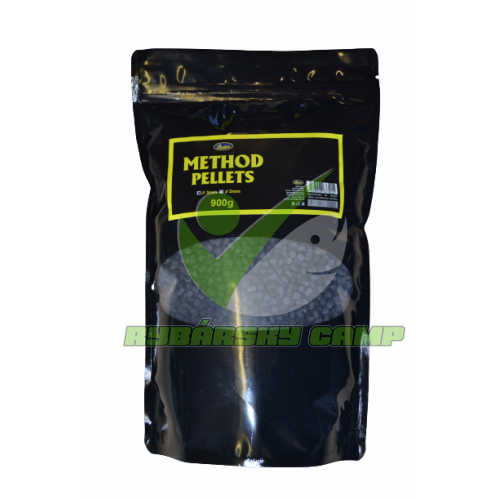 Method pellets,3 mm,čierne Brutal fish