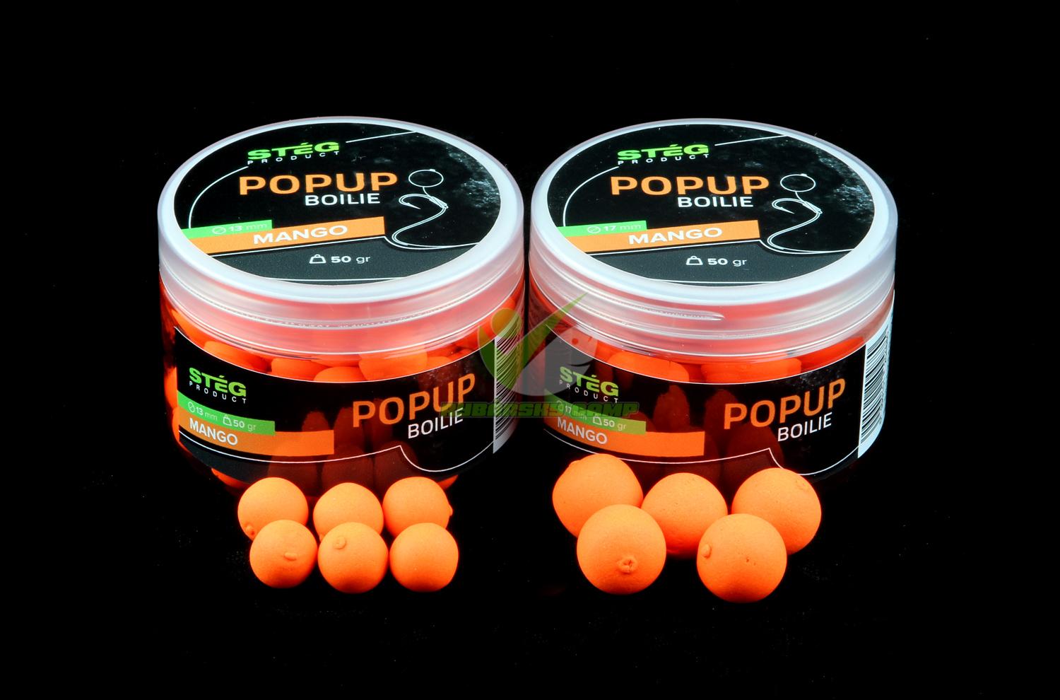 STEG FLUO POP UP BOILIE 13MM - MANGO