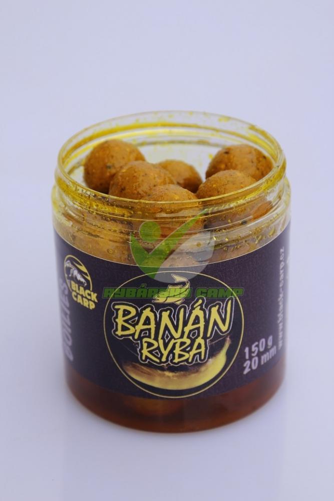  DIPOVANÉ BOILIES BANÁN - RYBA 20MM 150G
