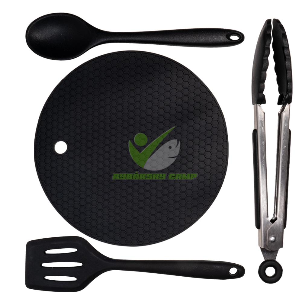 GIANTS FISHING SADA SILIKONOVÉHO NÁČINÍ S PODLOŽKOU EAZI UTENSIL SET