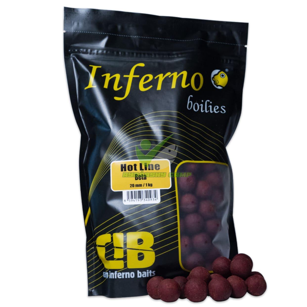 CARP INFERNO BOILIES HOT LINE - BETA 20mm 1kg