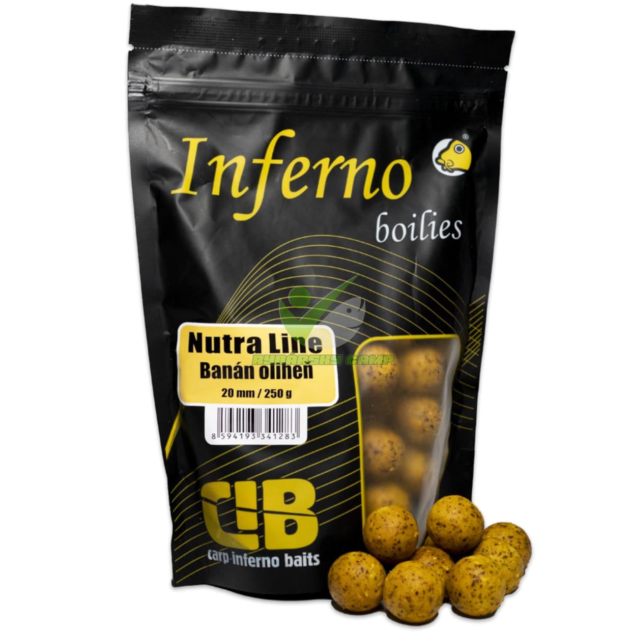 CARP INFERNO BOILIES NUTRA LINE - BANÁN/OLIHEŇ 20mm 250g