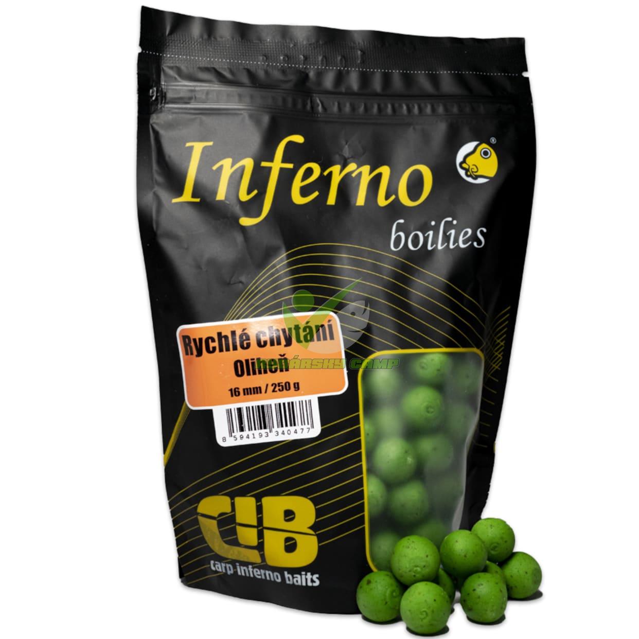 CARP INFERNO BOILIE RYCHLÉ CHYTÁNÍ 16 MM 250 G 16mm 250g olihen