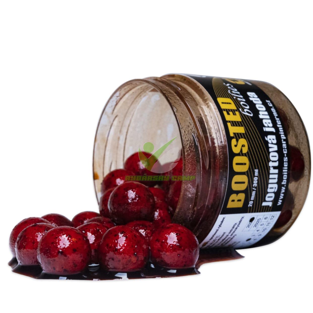 CARP INFERNO BOOSTED BOILIES NUTRA LINE 300 ML 20 MM jogurtova jahoda