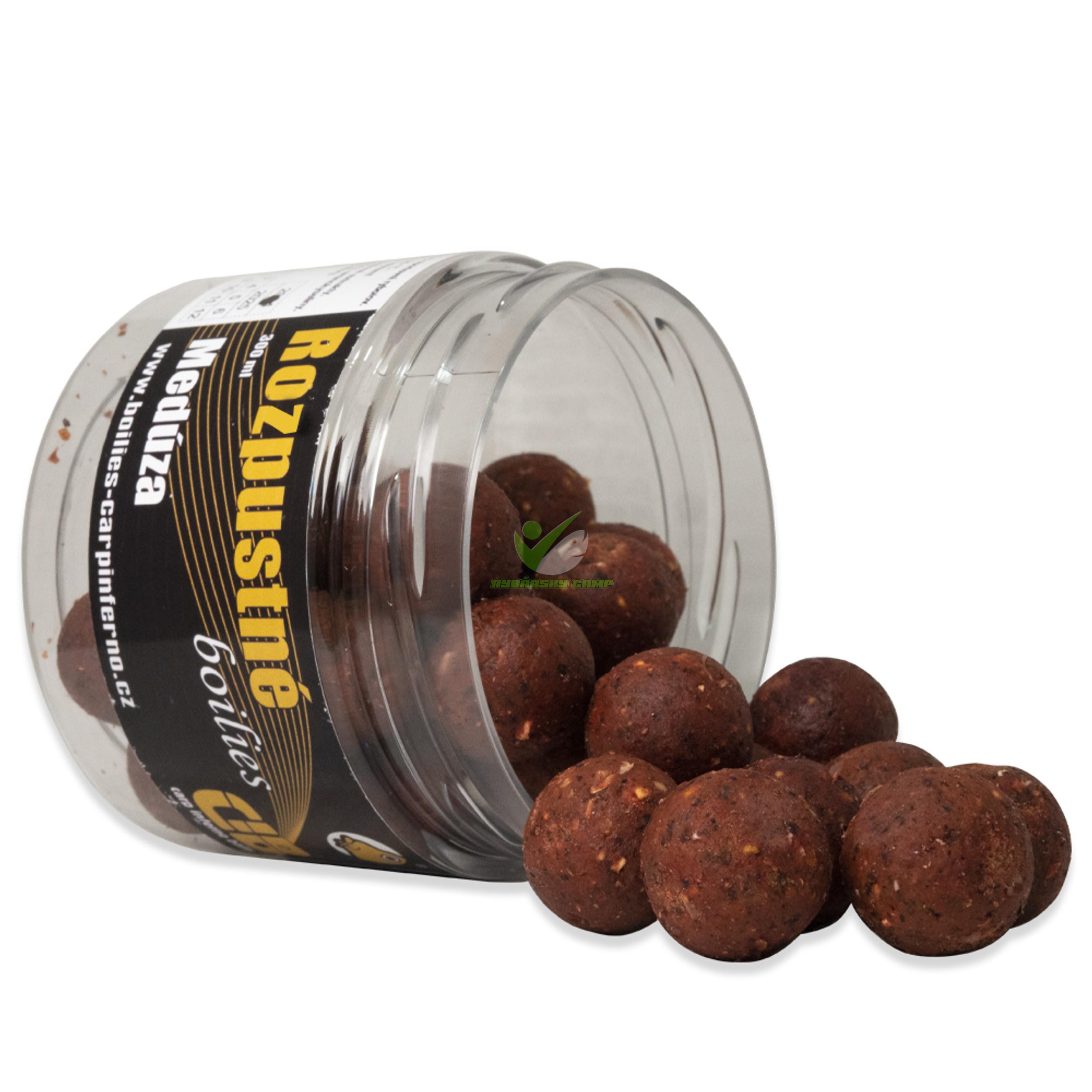 CARP INFERNO ROZPUSTNÉ BOILIES HOT LINE MEDÚZA  20 MM 300 ML