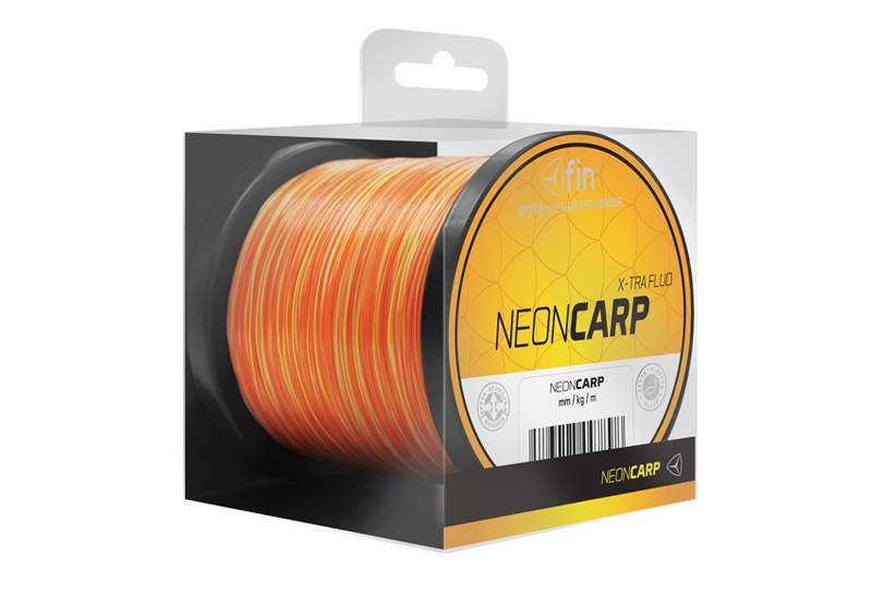 FIN NEON CARP 1000m / žlto-oranžová 0,35mm 20,4lbs
