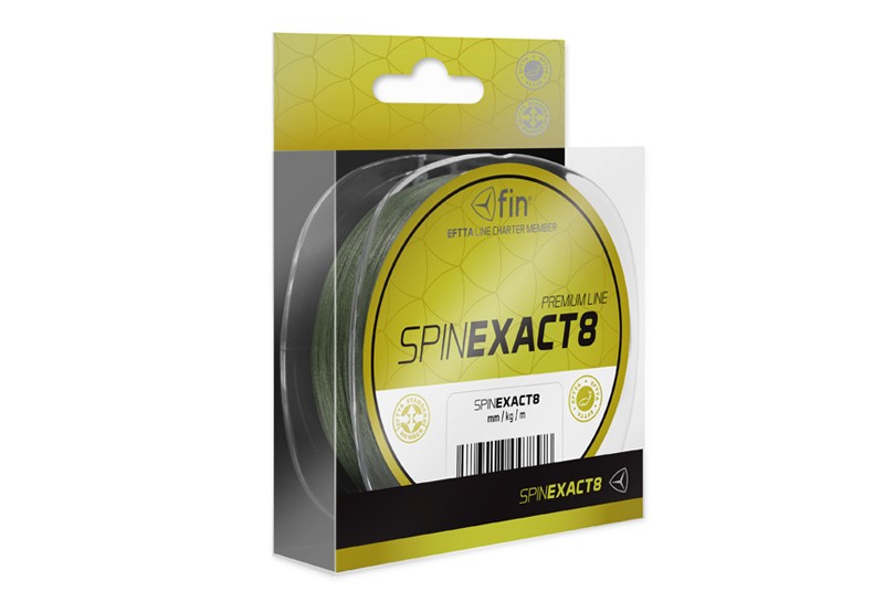 FIN SPIN EXACT8 125m/zelená
