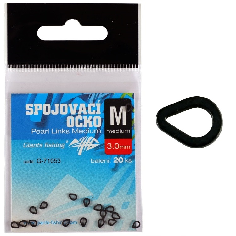 Spojovací očko Pearl Links Medium 20ks (3.0 mm)