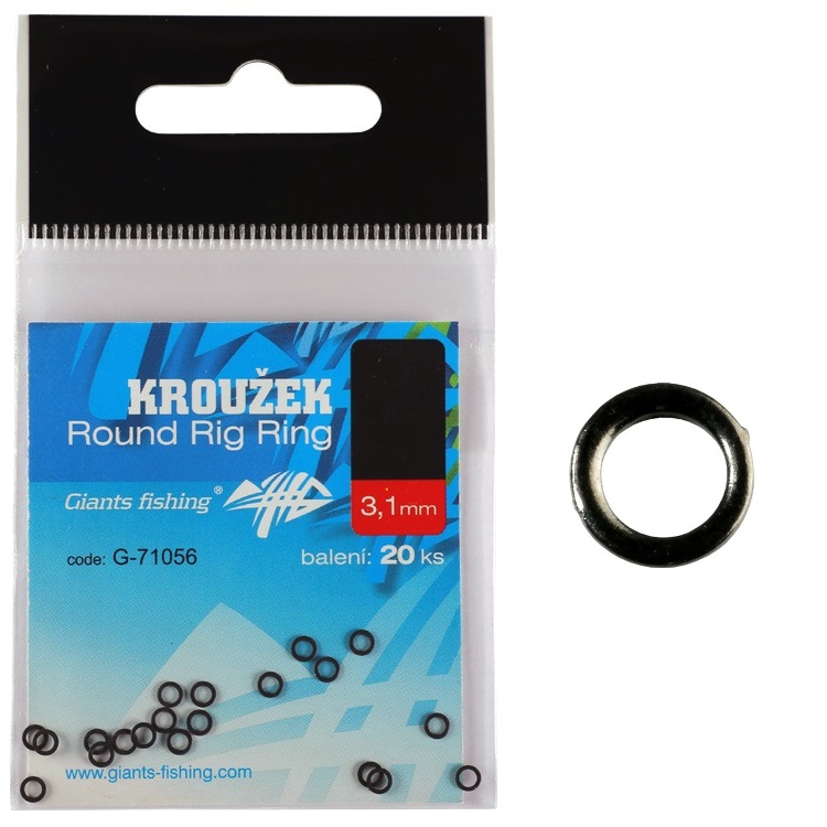 Kroužek Round Rig Ring 2.0mm/20ks