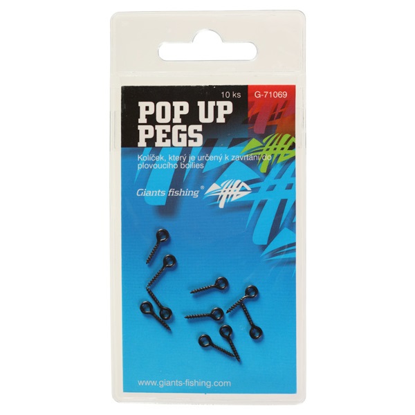 Kolíček s očkem Pop Up Pegs, 10ks