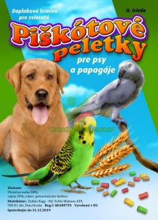 Piškóty pre psi a papagáje 15kg