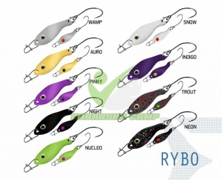 Plandavka Delphin RYBO 0.5g SNOW Hook #8