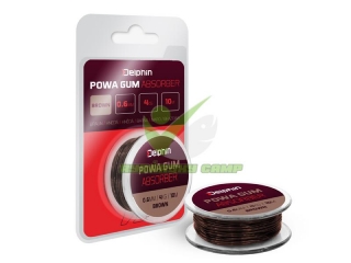 Delphin POWA GUM Absorber Hnedá 0.8mm/6kg/8m