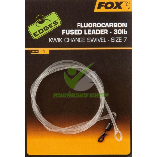 Fox Fluorocarbonový Nadväzec FUSED LEADER veľ.7