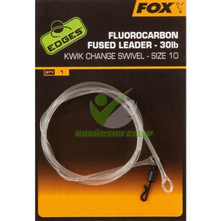 Fox Fluorocarbonový Nadväzec FUSED LEADER veľ.10