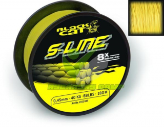 	 Šňůra S-Line 0,38 mm 250 m 40 kg / 88 lbs žlutá