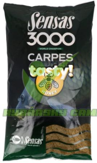 Krmivo 3000 Carp Tasty Honey (kapor med) 1kg