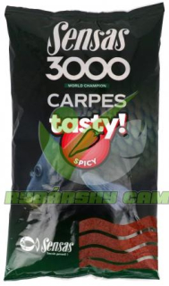 Krmivo 3000 Carp Tasty Spicy (kapor korenie Robin Red) 1kg
