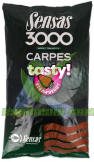 Krmivo 3000 Carp Tasty Strawberry (kapor jahoda) 1kg